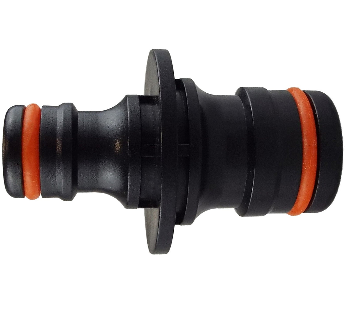 Two Way Adaptor Max Flo to Standard Snap-On Male Black/Orange