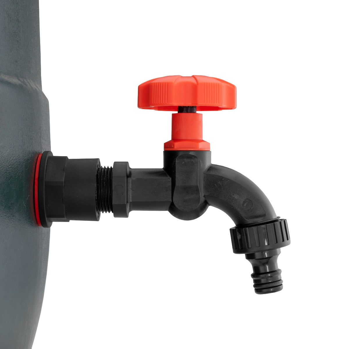 Water Butts Kit 1/2" With PP Black Tap and Drill Bit