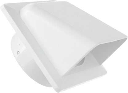 External White Louvre Vent  KRD/100 fi100mm