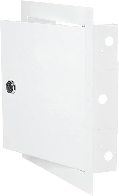 Access Panel Door Metal With Lock, White 150mm x 200mm