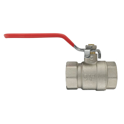 Ball Valve Lever 3/4" BSPF with 1 x Geka Type Claw Outlet and 1 x 19mm Barb Outlet
