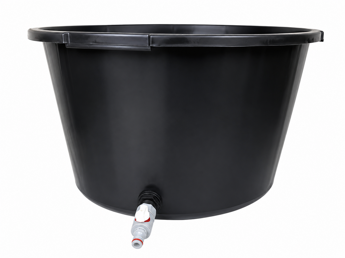 45L Round Tub with Drain Valve