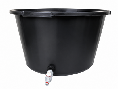 45L Round Tub with Drain Valve