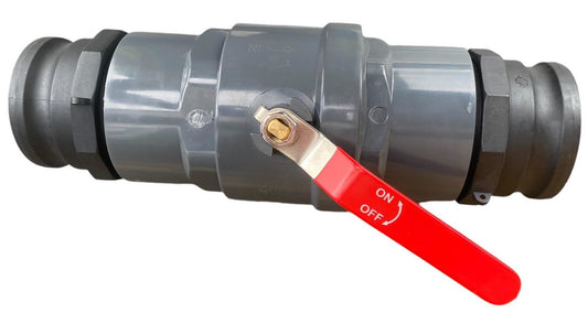 Stainless Steel PP 3" BSPF Stopcock with Camlock 3” Type F Kit