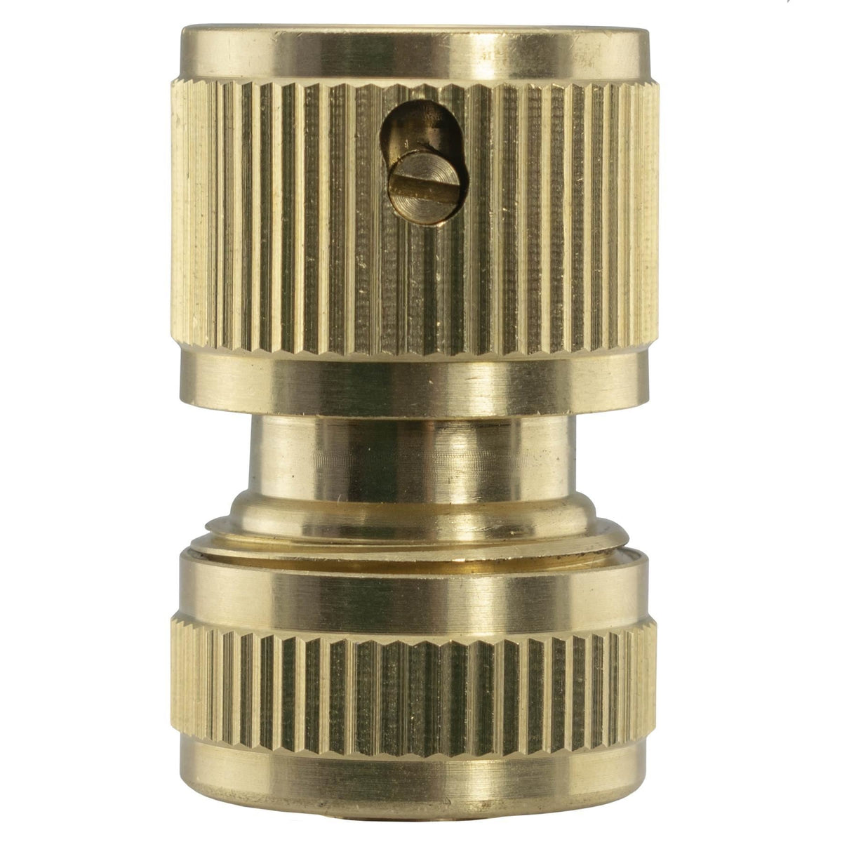 3 Way Male Snap-On Connector Brass with Valves and 3 x Brass Female Hose Connectors