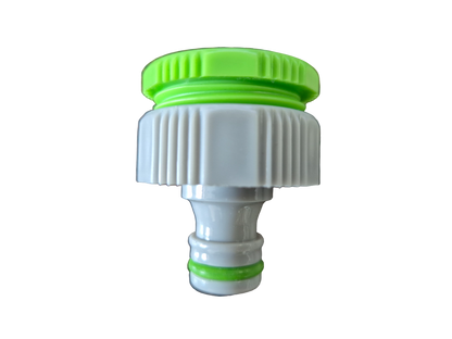 Female Tap Connector 1" or 3/4" BSP Female, Green/Gray
