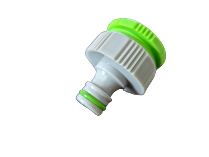 Female Tap Connector 1" or 3/4" BSP Female, Green/Gray