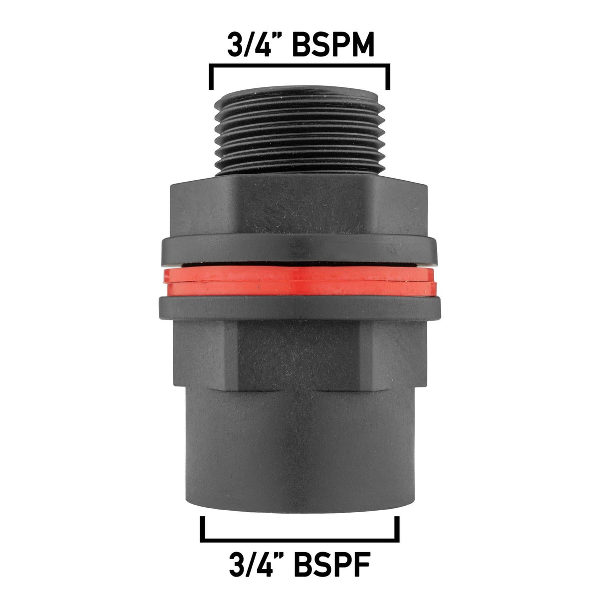 Water Butt Connector  3/4" BSP and Garden Lever Tap with Geka Type Claw Outlet