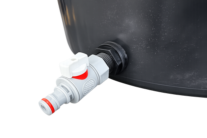 45L Round Tub with Drain Valve