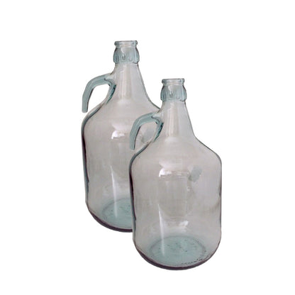 Glass Demijohn 5L 2 Pack Plain