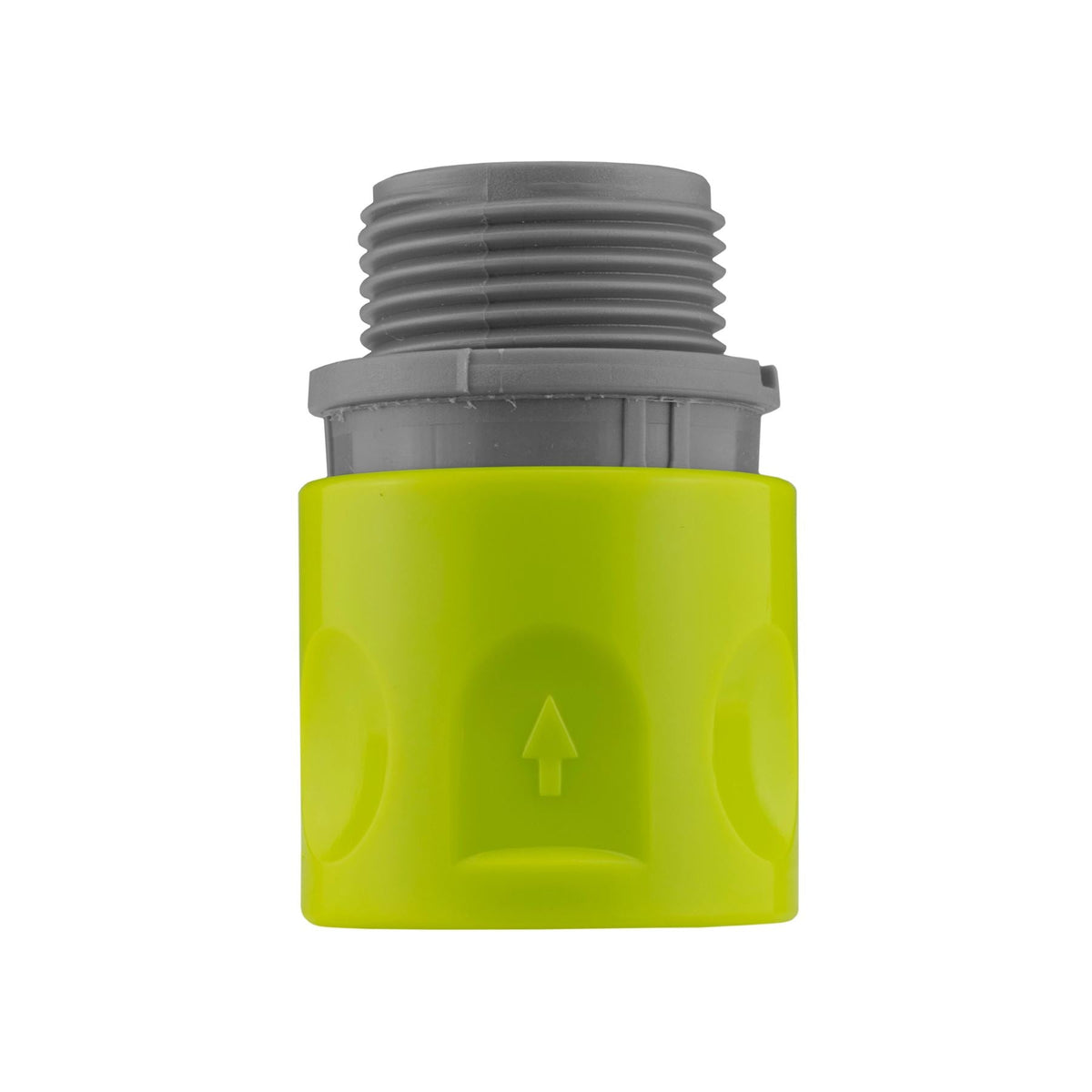 2-Way Tap Connector with 2 x Hose Connectors and 1 x Click-Lock Quick Connection (Lime)