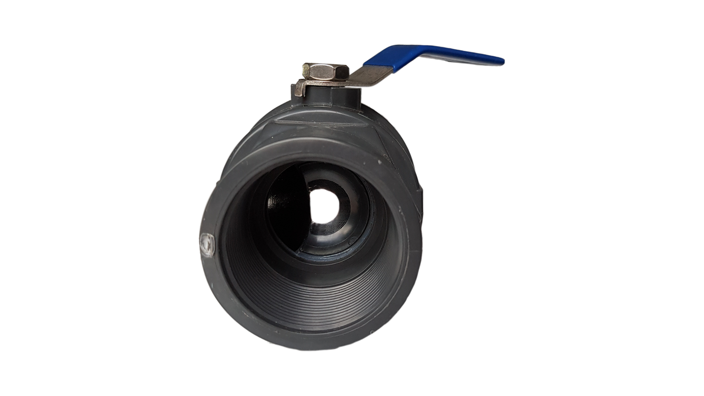 PP 2" BSPF Stopcock with Stainless Steel Ball Valve and Handle