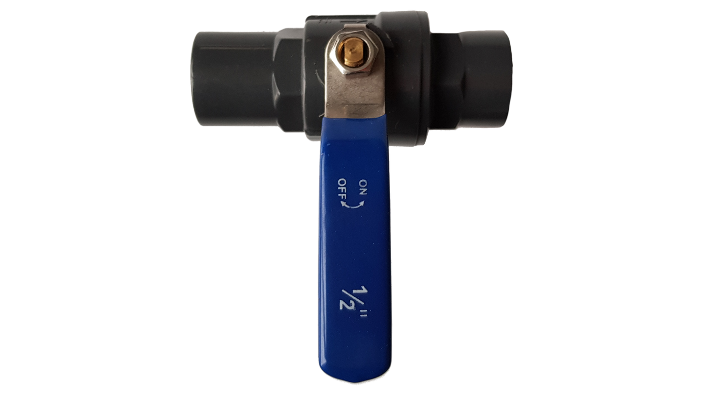 PP 2" BSPF Stopcock with Stainless Steel Ball Valve and Handle