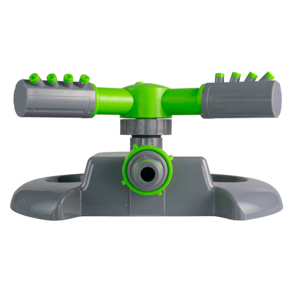 Cost Wise 3-Arm Adjustable Rotating Lawn Sprinkler Green Grey