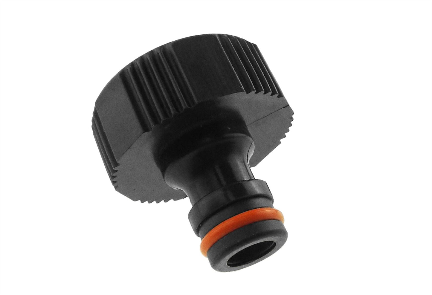 25mm MDPE Wall Flange with Nylon Tap Barb/Quick Connect and PTFE Tape
