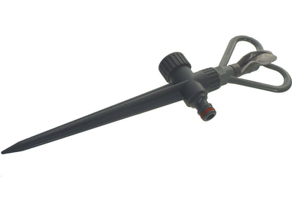 Rotary Butterfly Lawn Sprinkler on Spike De Luxe - White Line