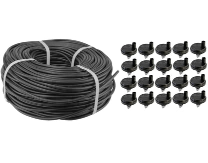 Micro Irrigation Pipe 4mm/7mm with Agri-Drip 4L/HR Drippers