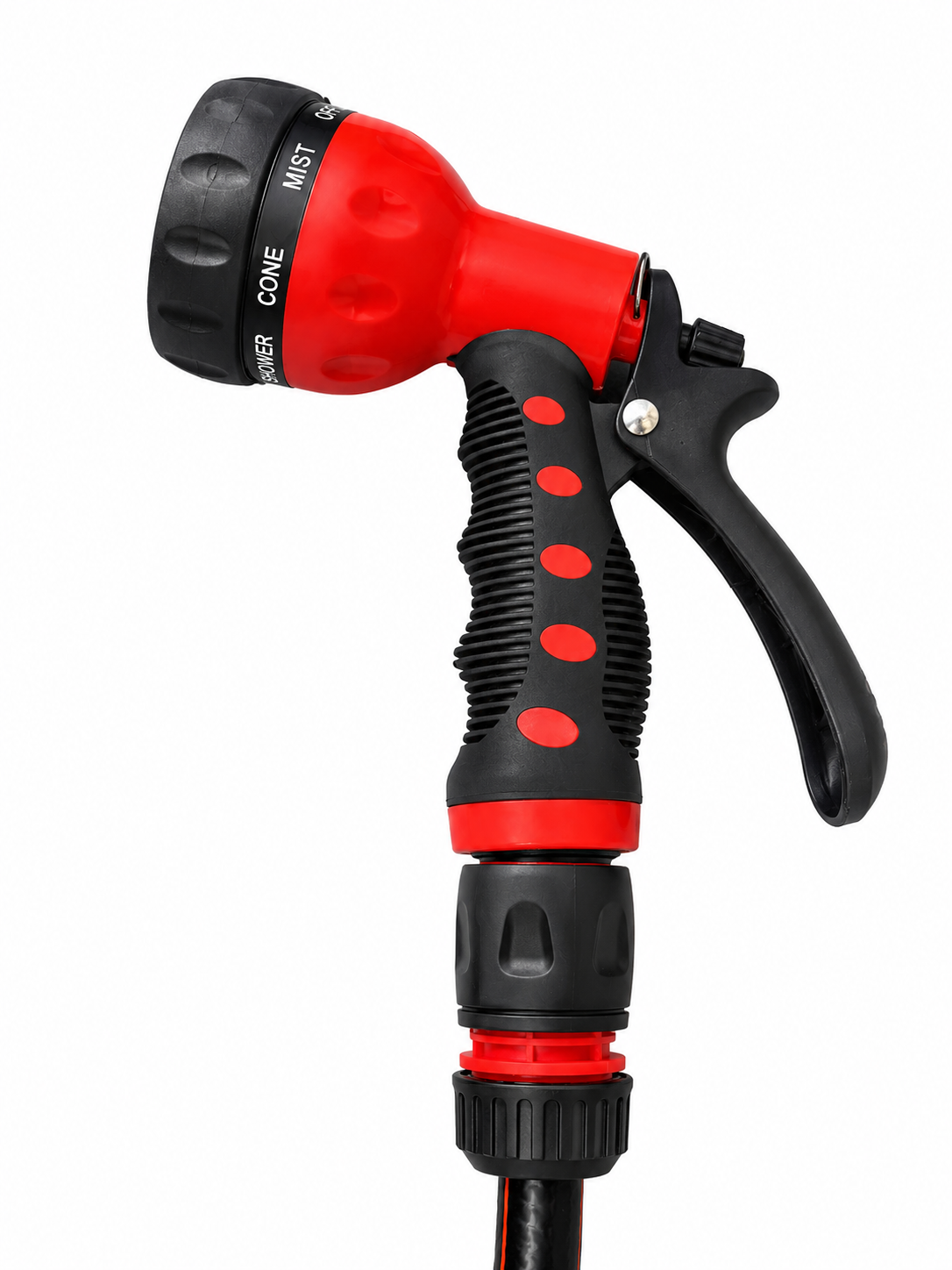 IBC Flexi Connection Kit Black Hose with Black Orange Multi-Sprayer