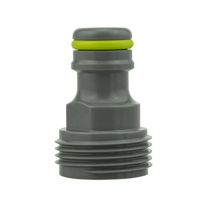 2-Way Tap Connector with 3 x Quick Connect Outlets and 3 x Standard 1/2" Hose Connectors (Lime)