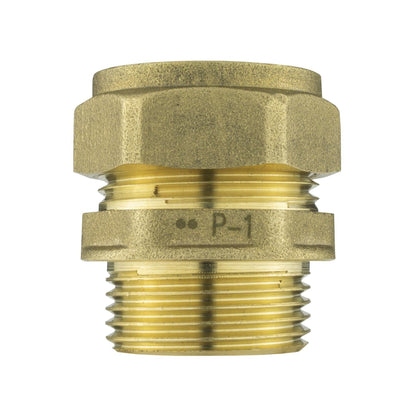 Ball Valve Lever 3/4" BSPF with 2 x Brass Compression 22mm Outlets