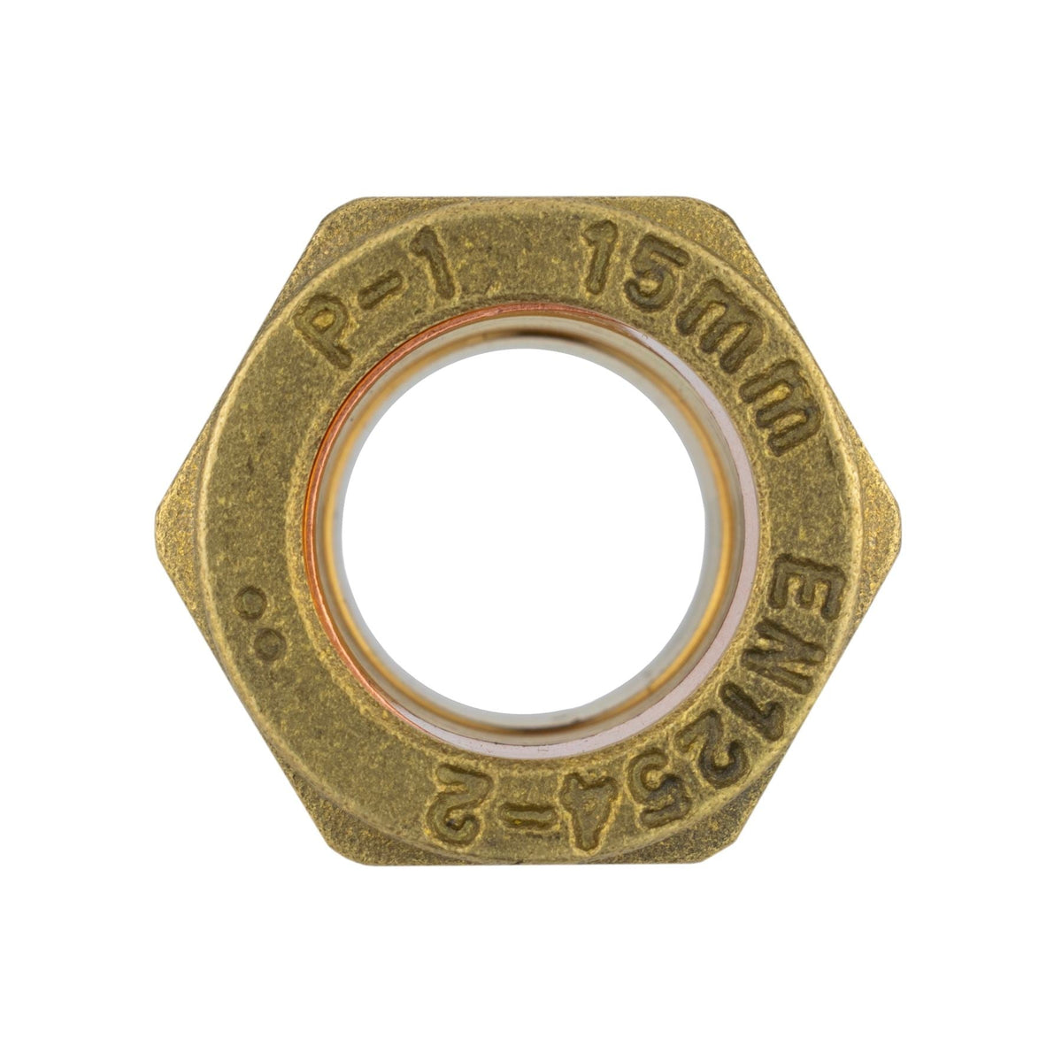 Ball Valve Lever 1/2" BSPF with 2 x Brass Compression 15mm Outlets