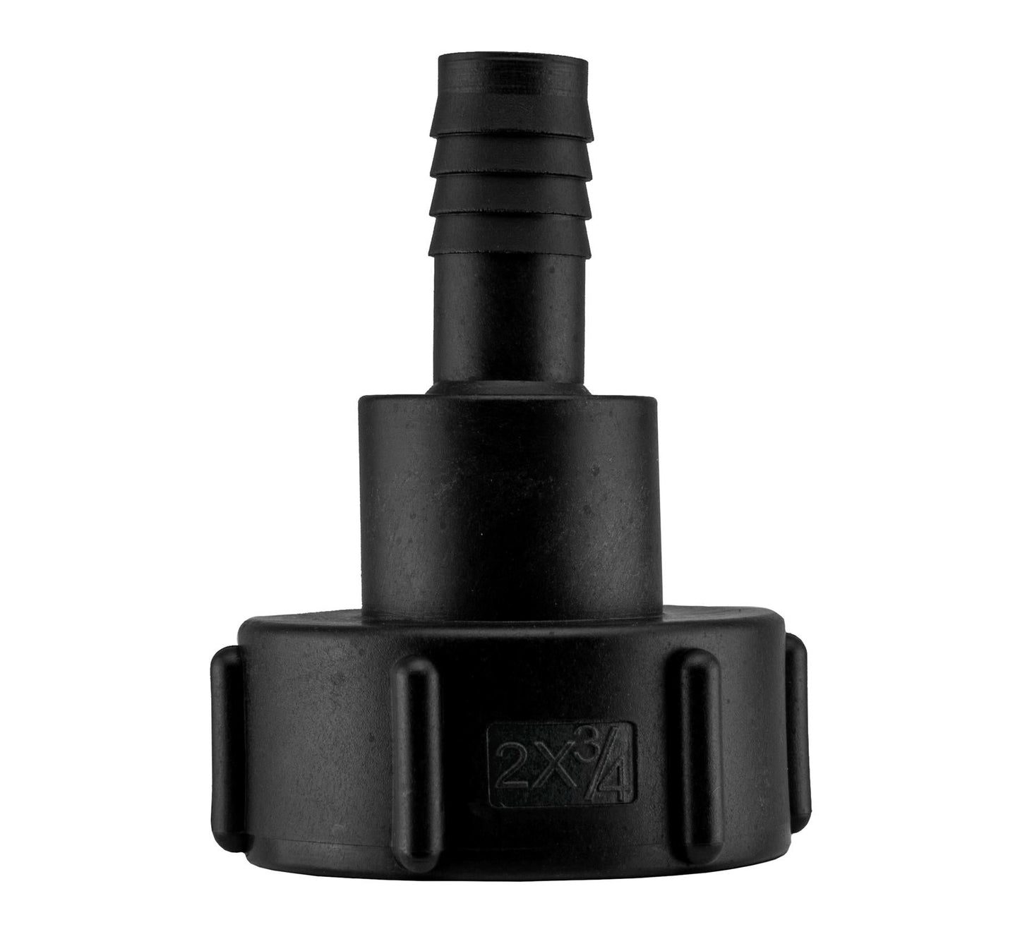 IBC 2" S60X6 Thread Valve with S60X6 to 1/2" Hose Tail