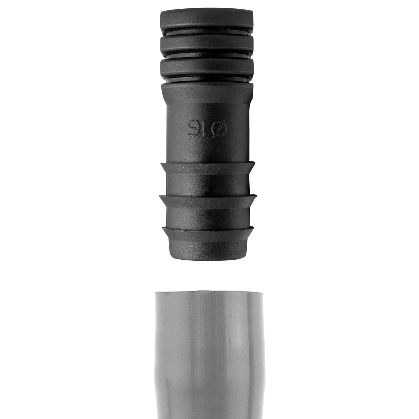 15m LDPE Pipe with Hose Connector and Bung