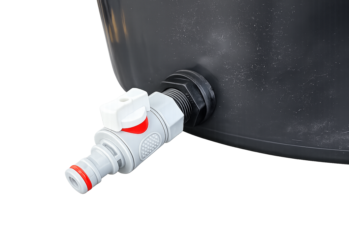 65L Round Tub with Drain Valve