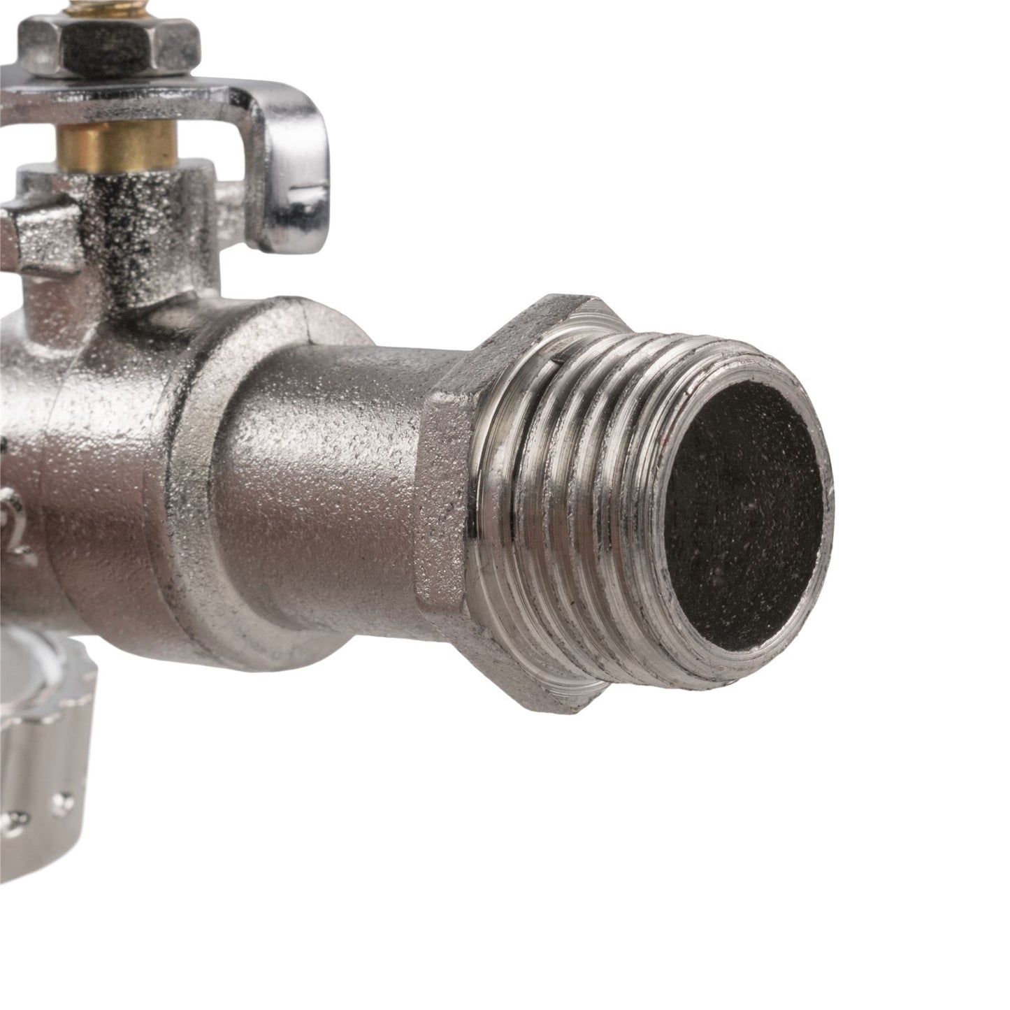 Garden Lever Tap 3/4 BSPM to Quick Connect + 32mm MDPE Elbow