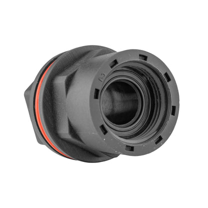 Water Butt Connector 3/4" BSP and Garden Lever Tap with Geka Type Claw and  3/4" Hose Barb Connector