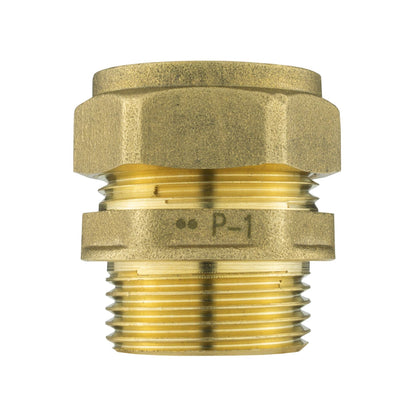 Ball Valve Lever 3/4" BSPF with 2 x Brass Compression 22mm Outlets