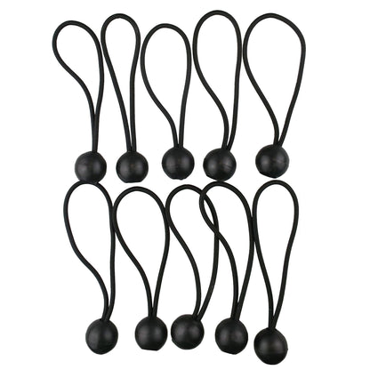 Bungee Ball Mix Black 4" 6" 10" Pack of 30