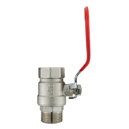 Wall Flange Kit 25mm MDPE + Lever Valve + 25mm MDPE Tee