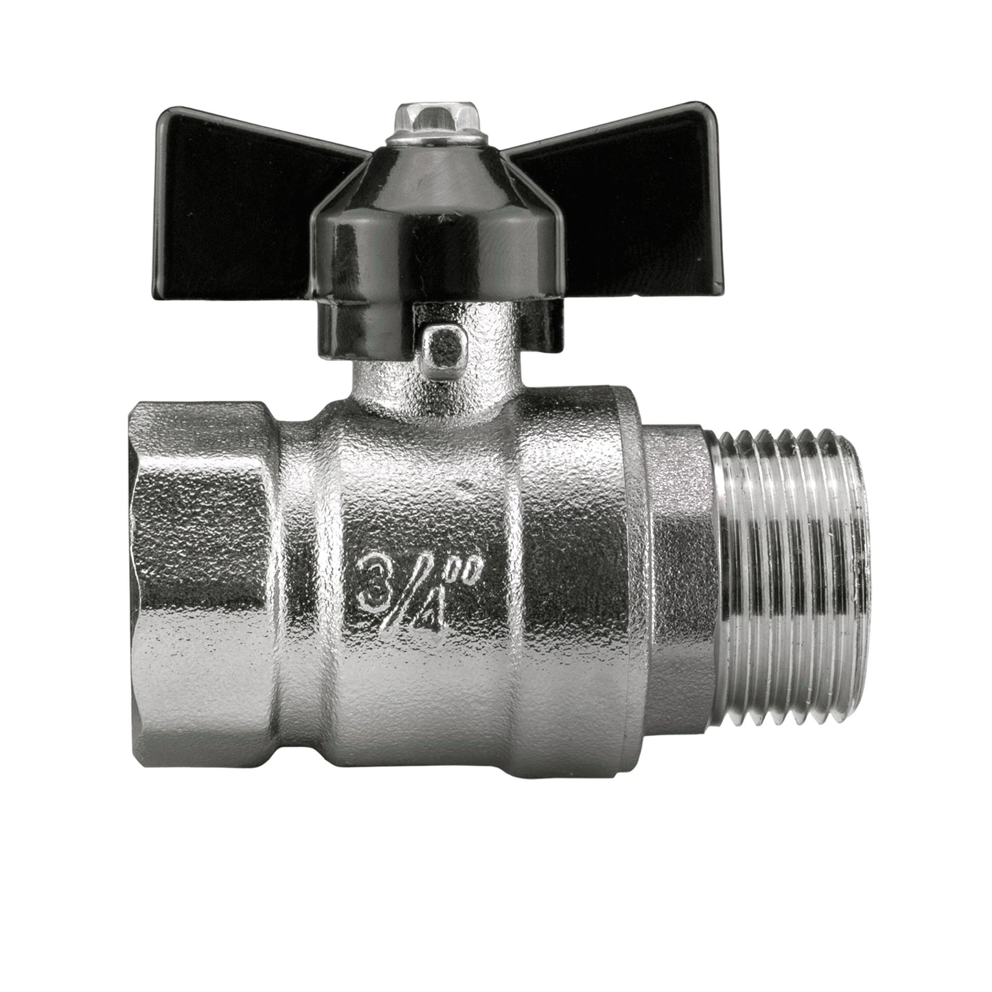 Wall Flange Kit 32mm MDPE + Bib Valve + Click Lock Male WL