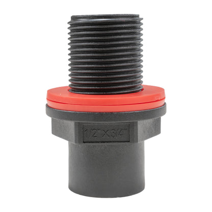 Water Butt 3/4" BSP Male With 1/2" BSP Female Outlet and Drill Bit