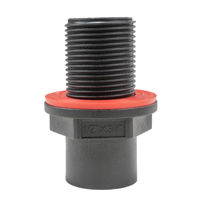 Water Butt 3/4" BSP Male With 1/2" BSP Female Outlet and Drill Bit