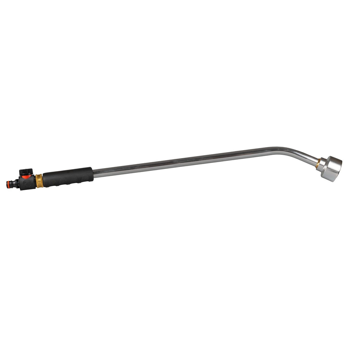 75cm Garden Watering Lance with Quick Connect Valve (Black)