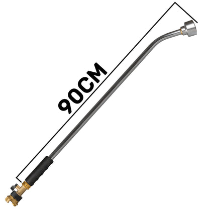 90cm Garden Watering Lance with Brass Valve and Geka Type Fitting