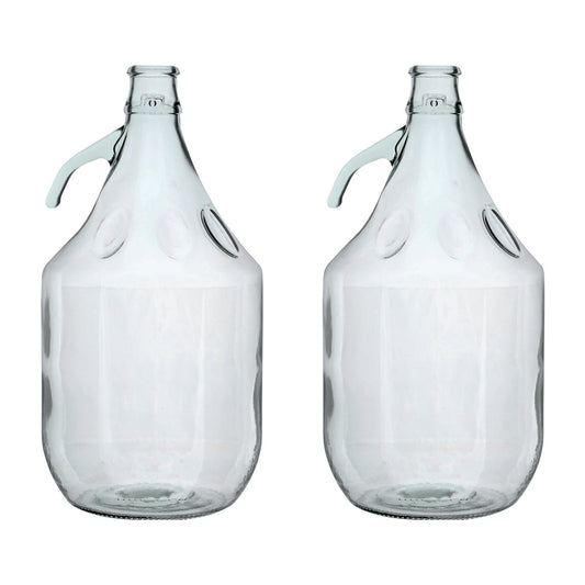 Glass Demijohn 5L 2 Pack Plain