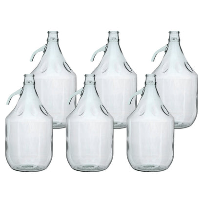 Glass Demijohn 5L 6 Pack Plain