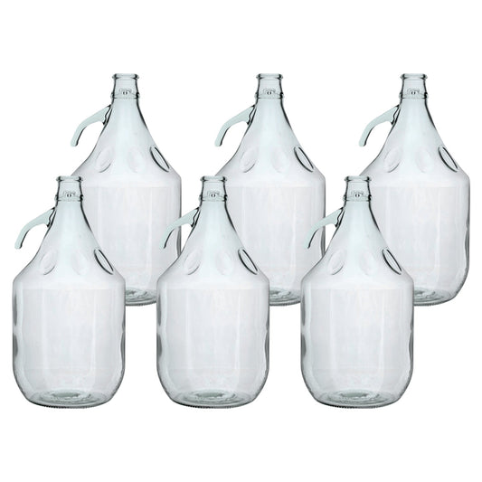 Glass Demijohn 5L 6 Pack Plain