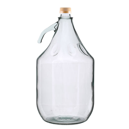 Glass Demijohn 5L With Screw Top Cap