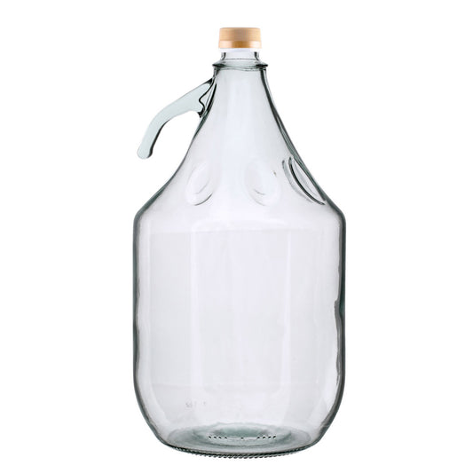 Glass Demijohn 5L With Screw Top Cap