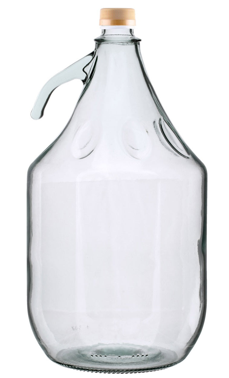Glass Demijohn 5L With Screw Top Cap