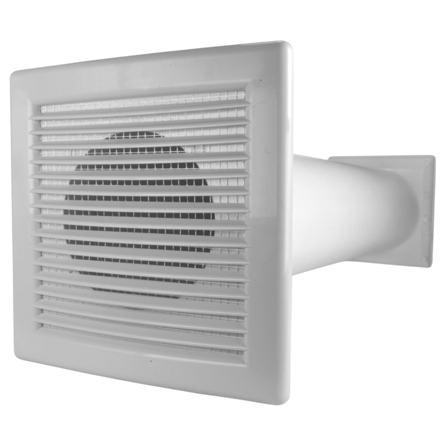 Through Wall Ventilation Kit DL0163 Louvre Vent with Brown External Vent