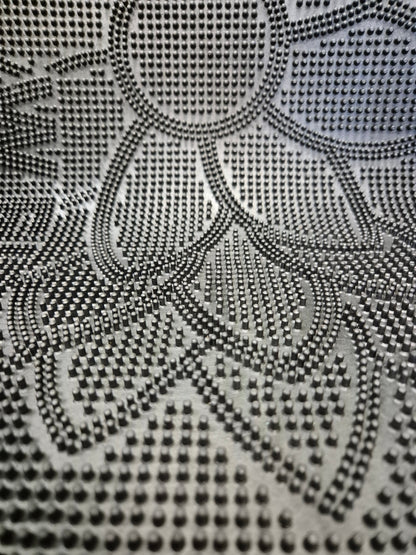 Rubber Doormat 60cm x 40cm - 'Welcome' (Flower)