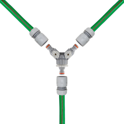 Dog Shower Mix Hot/Cold Water with Valves Green