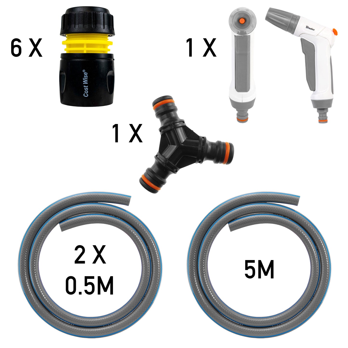 Dog Shower Mix Hot/Cold Water Grey