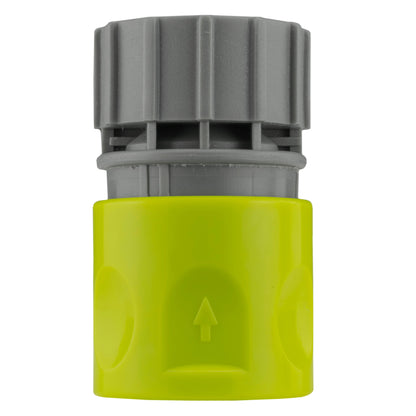 Male & Female Threaded Hose Quick Connector Set (Lime)