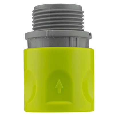 Male & Female Threaded Hose Quick Connector Set (Lime)